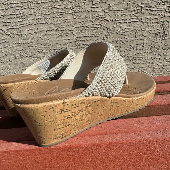 Skechers Cali Women's Beverlee Wedge Sandal EUC SZ 11 - Picture 2 of 10